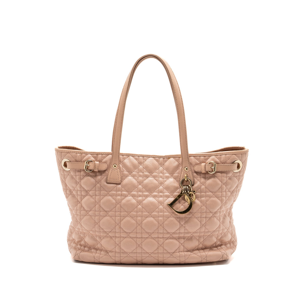 DIOR SMALL SHOPPING TOTE BAG LIGHT PINK GHW
