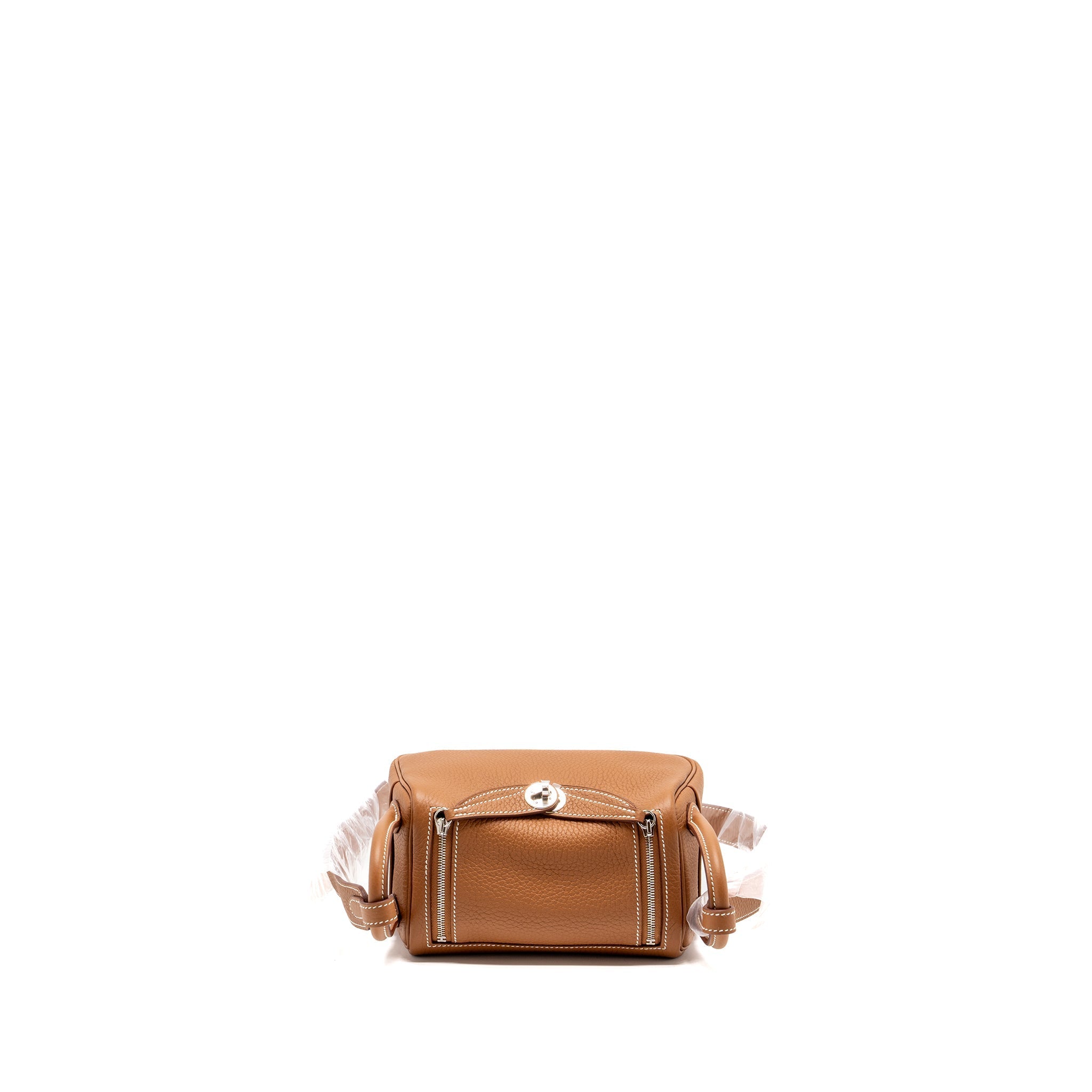 HERMES MINI LINDY CLEMENCE GOLD SHW