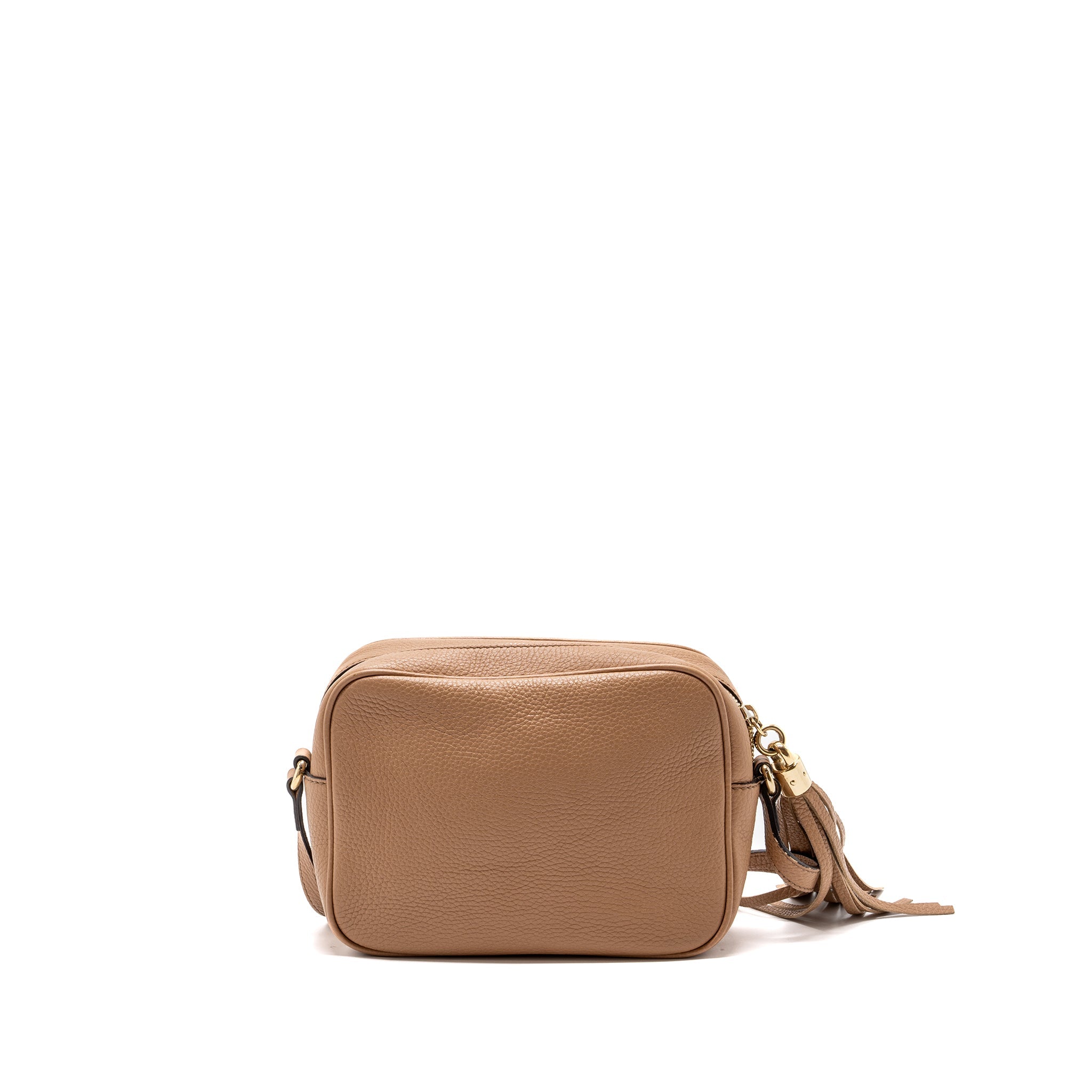 GUCCI DISCO SOHO BAG CALFSKIN BEIGE GHW