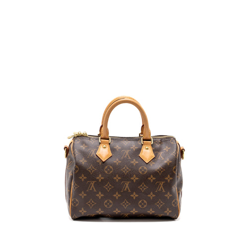 LOUIS VUITTON SPEEDY  BANDOULIERE 25 MONOGRAM CANVAS GHW