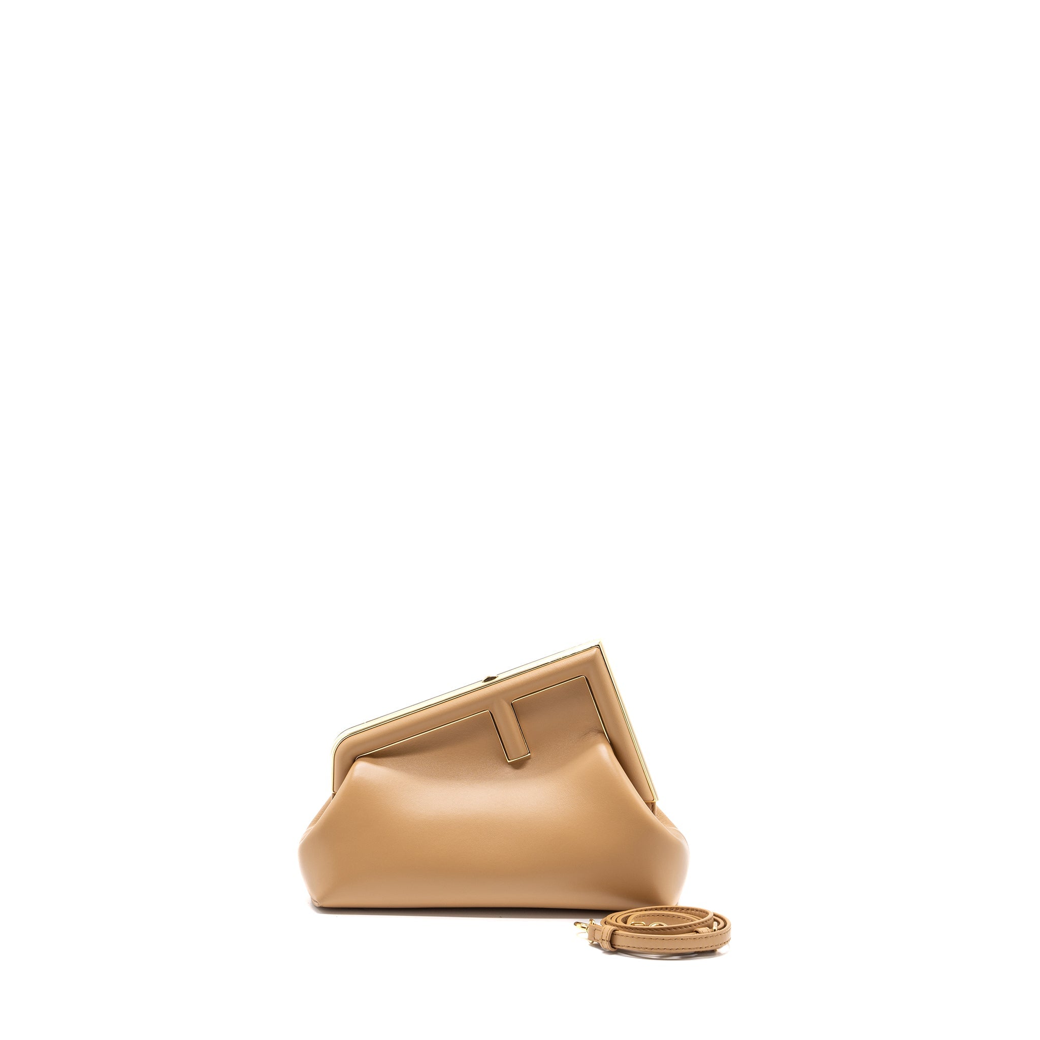 FENDI SMALL FIRST BAG NAPPA LEATHER BEIGE LGHW