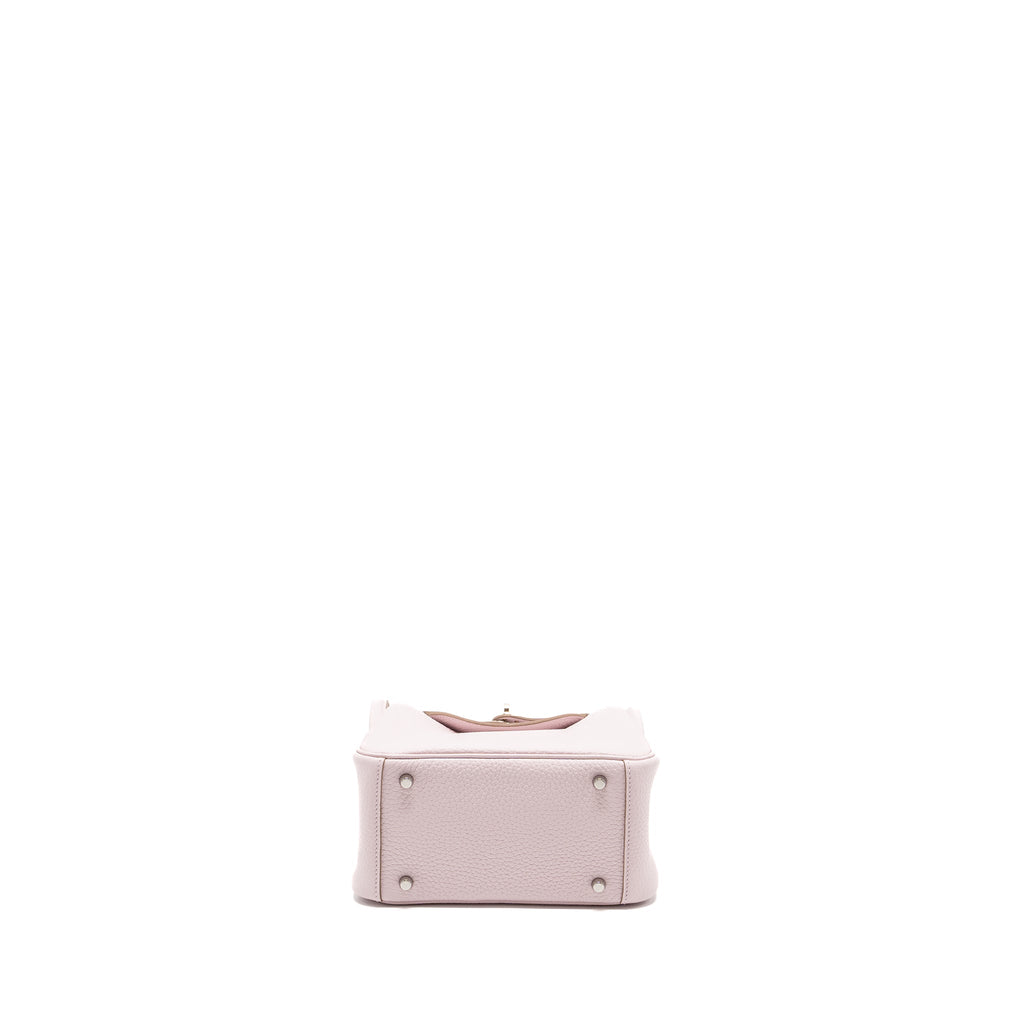 HERMES MINI LINDY CLEMENCE MAUVE PALE SHW