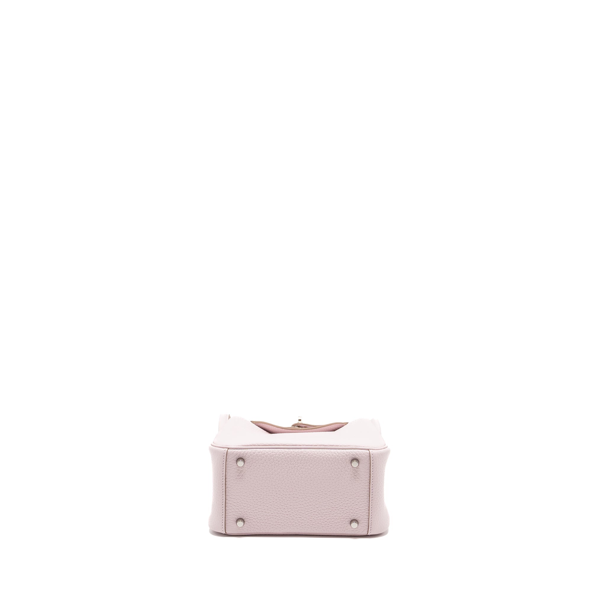 HERMES MINI LINDY CLEMENCE MAUVE PALE SHW