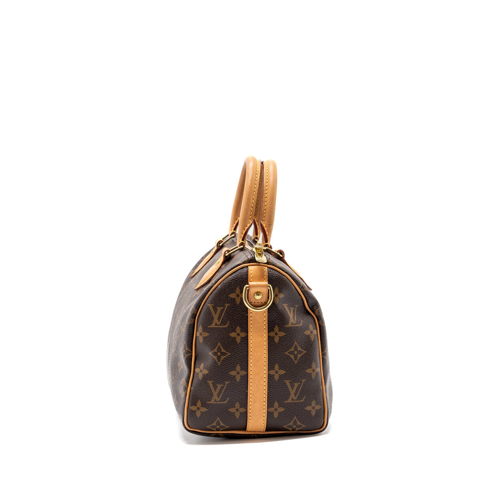 LOUIS VUITTON SPEEDY  BANDOULIERE 25 MONOGRAM CANVAS GHW