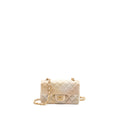 CHANEL 22C MINI RECTANGULAR FLAP BAG GOATSKIN OMBRÉ BEIGE BRUSHED GHW (MICROCHIP)