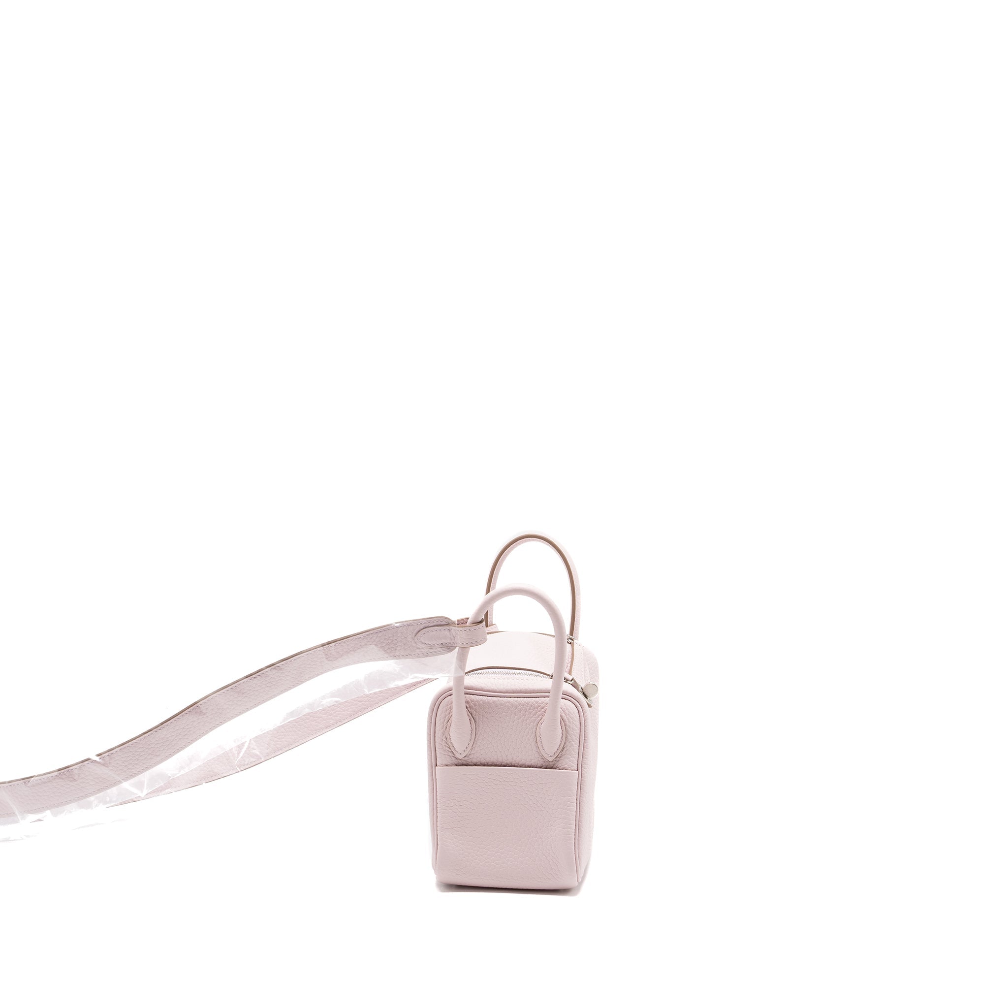 HERMES MINI LINDY CLEMENCE MAUVE PALE SHW