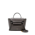 CELINE MICRO BELT BAG GRAINED CALFSKIN GREY GHW