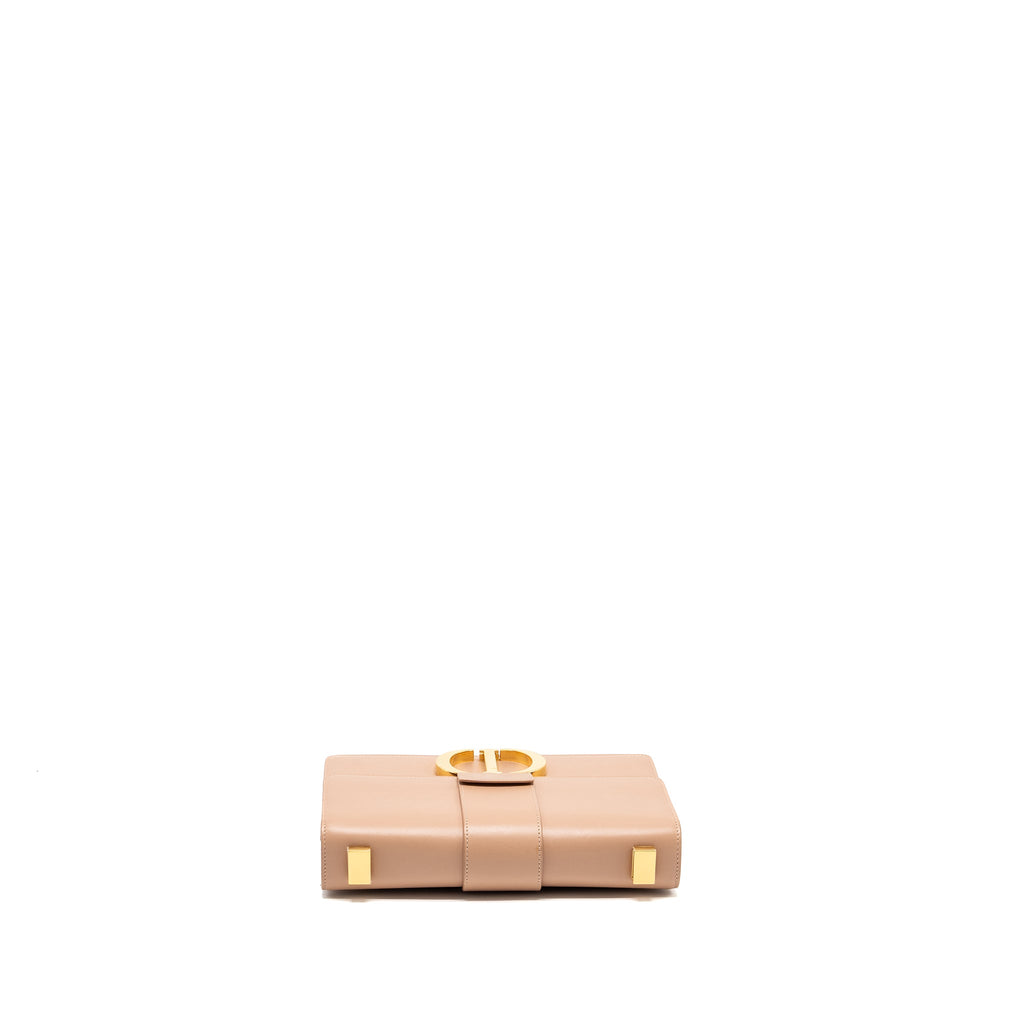 DIOR 30 MONTAIGNE MEDIUM FLAP BAG CALFSKIN BEIGE GHW