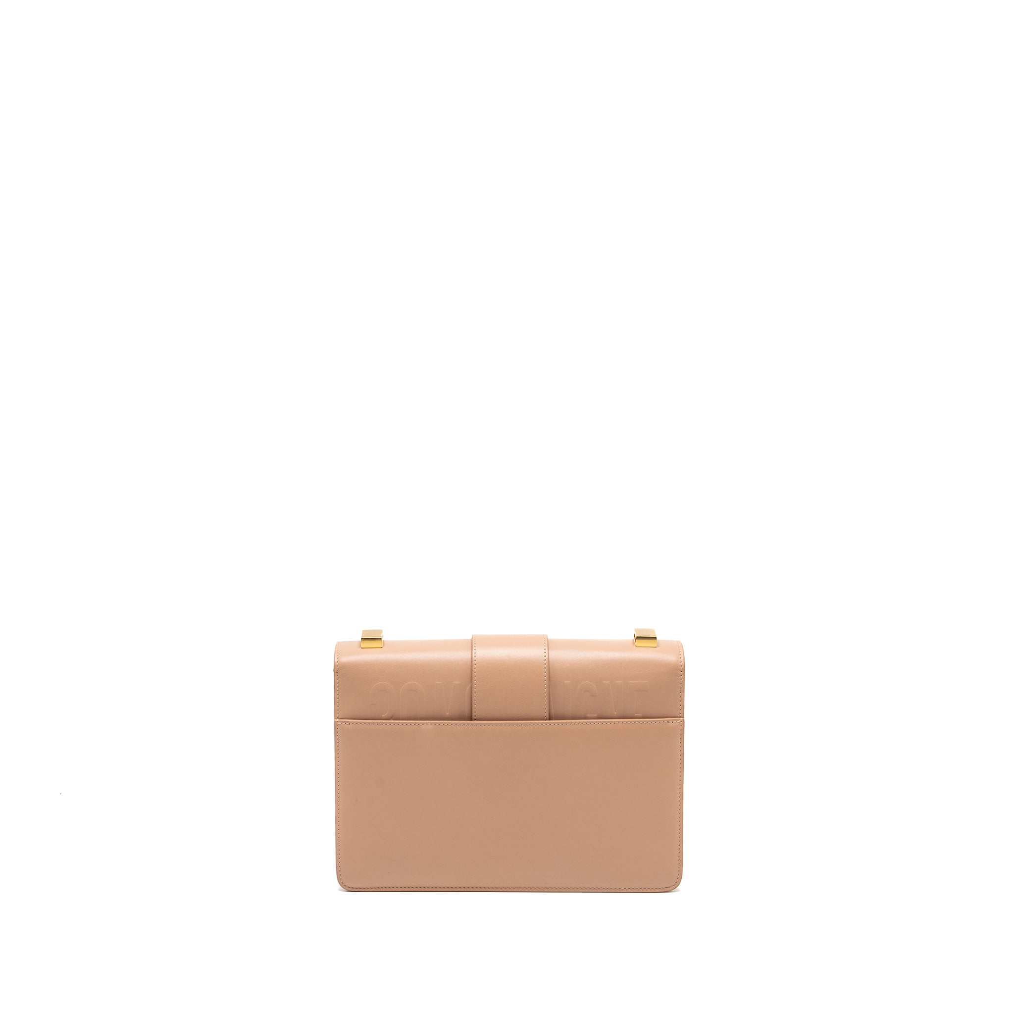 DIOR 30 MONTAIGNE MEDIUM FLAP BAG CALFSKIN BEIGE GHW