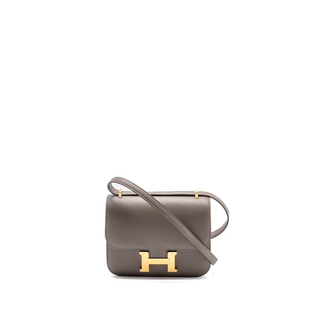 HERMES MINI CONSTANCE EPSOM GRIS ETAIN GHW