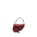DIOR MINI SADDLE BAG CALFSKIN RED GHW