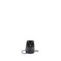 CHANEL SUPER MINI CRYSTAL STUDDED CLUTCH WITH CHAIN LAMBSKIN BLACK RUTHENIUM HARDWARE