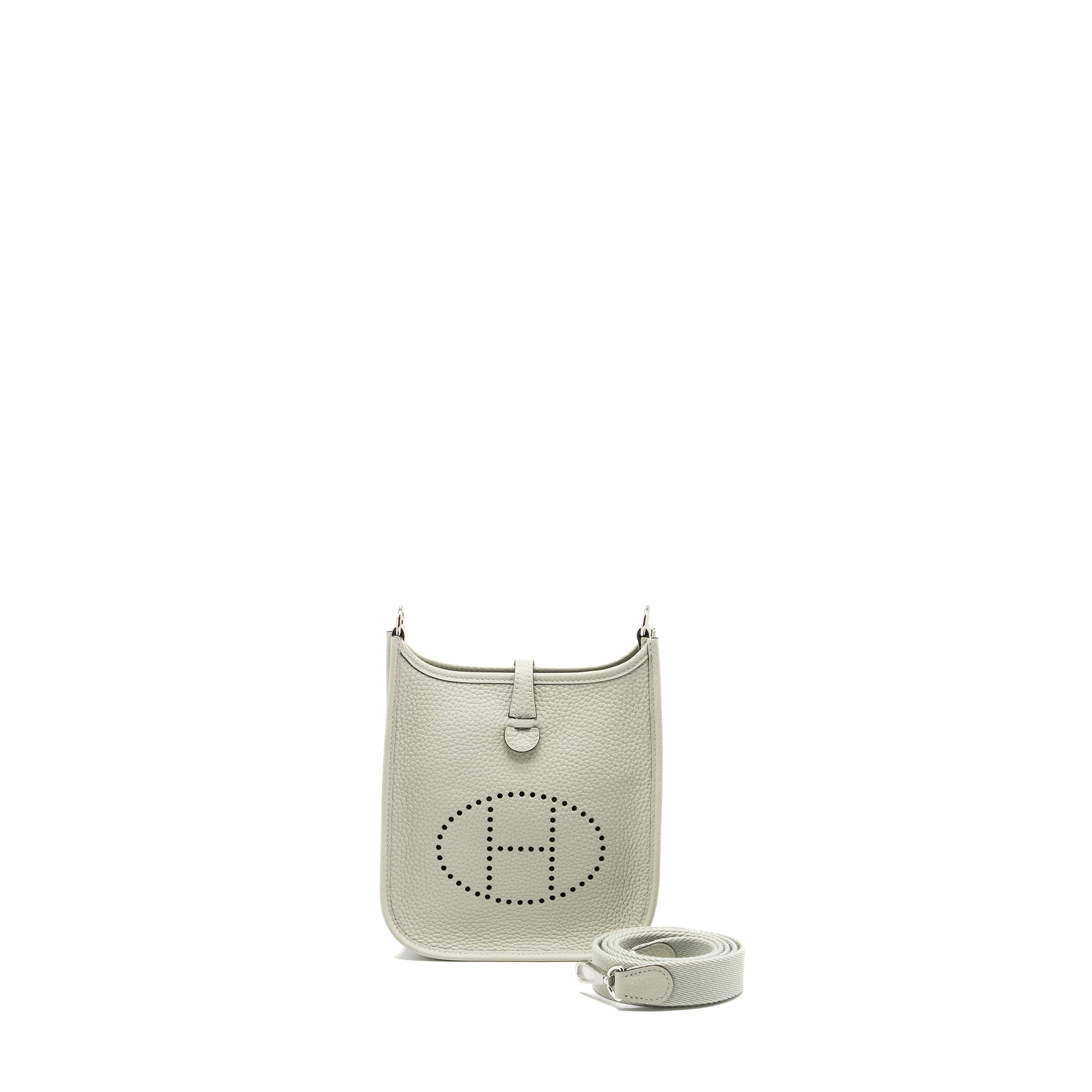 HERMES MINI EVELYN CLEMENCE GRIS NEVE SHW
