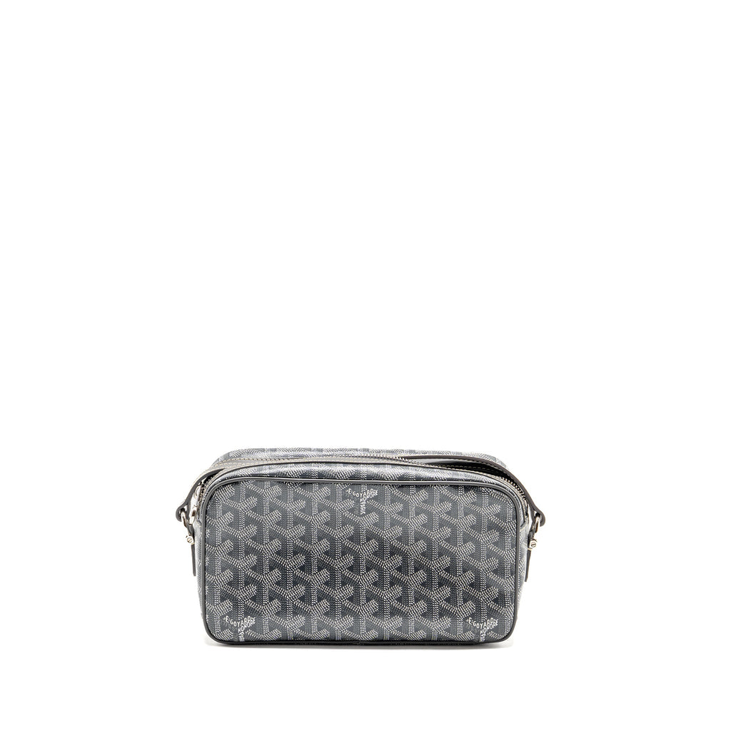 GOYARD CAP VERT PM CROSSBODY BAG GOYARDINE CANVAS/LEATHER GREY SHW