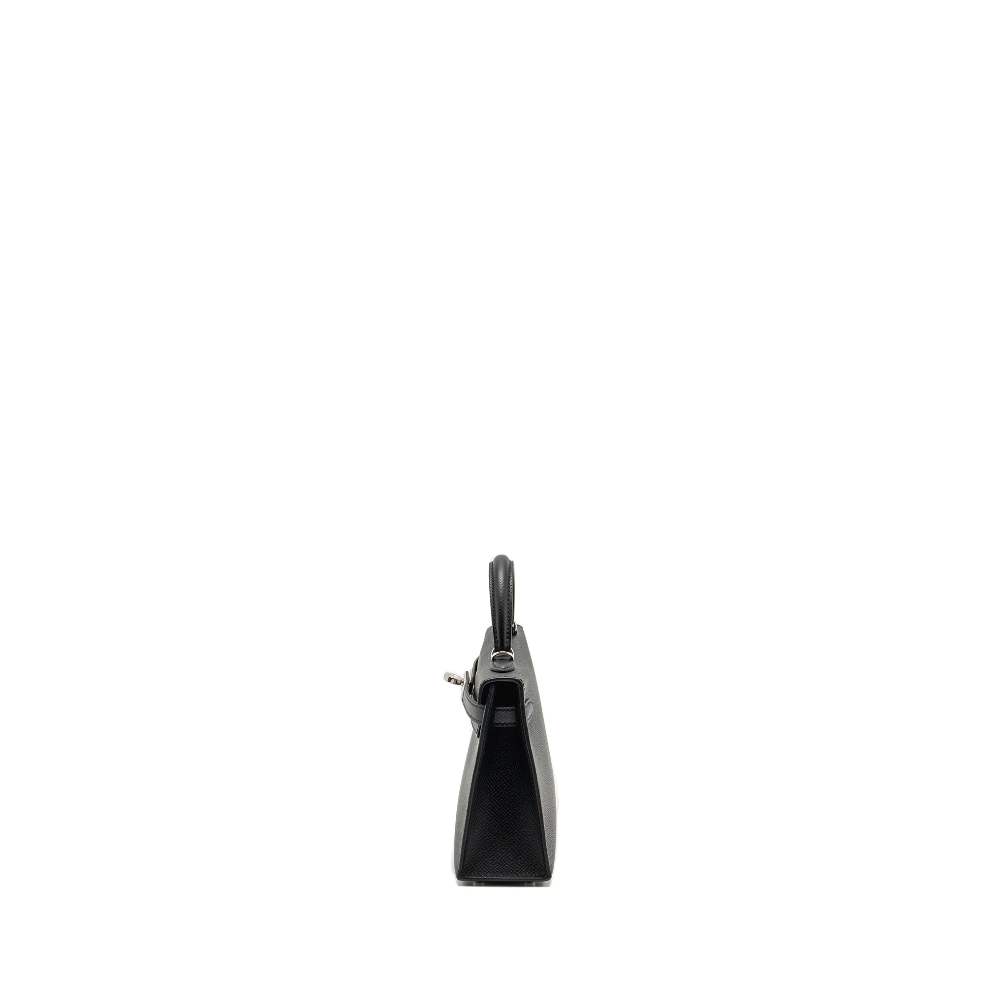 HERMES MINI KELLY II SPECIAL ORDER EPSOM BLACK / NAVY SHW