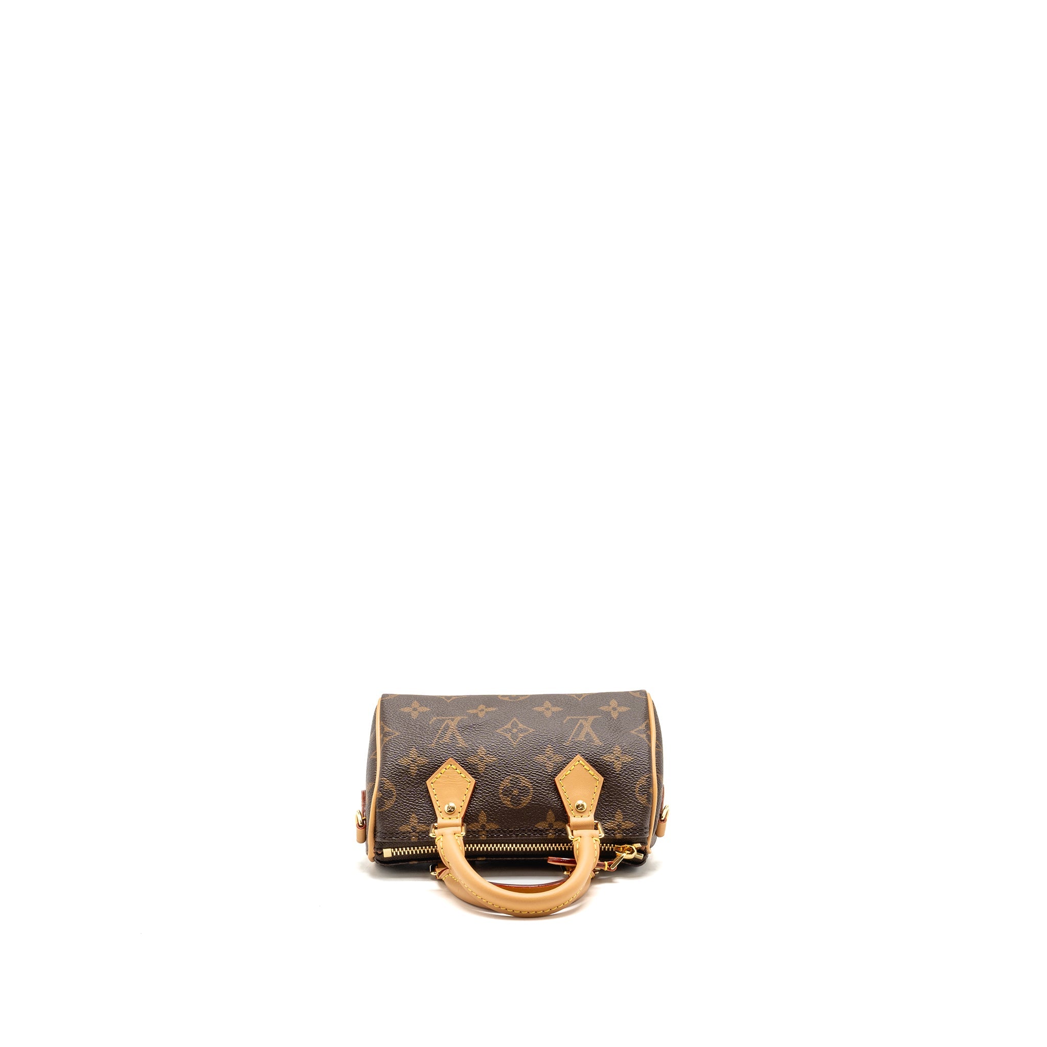 LOUIS VUITTON NANO SPEEDY MONOGRAM CANVAS GHW