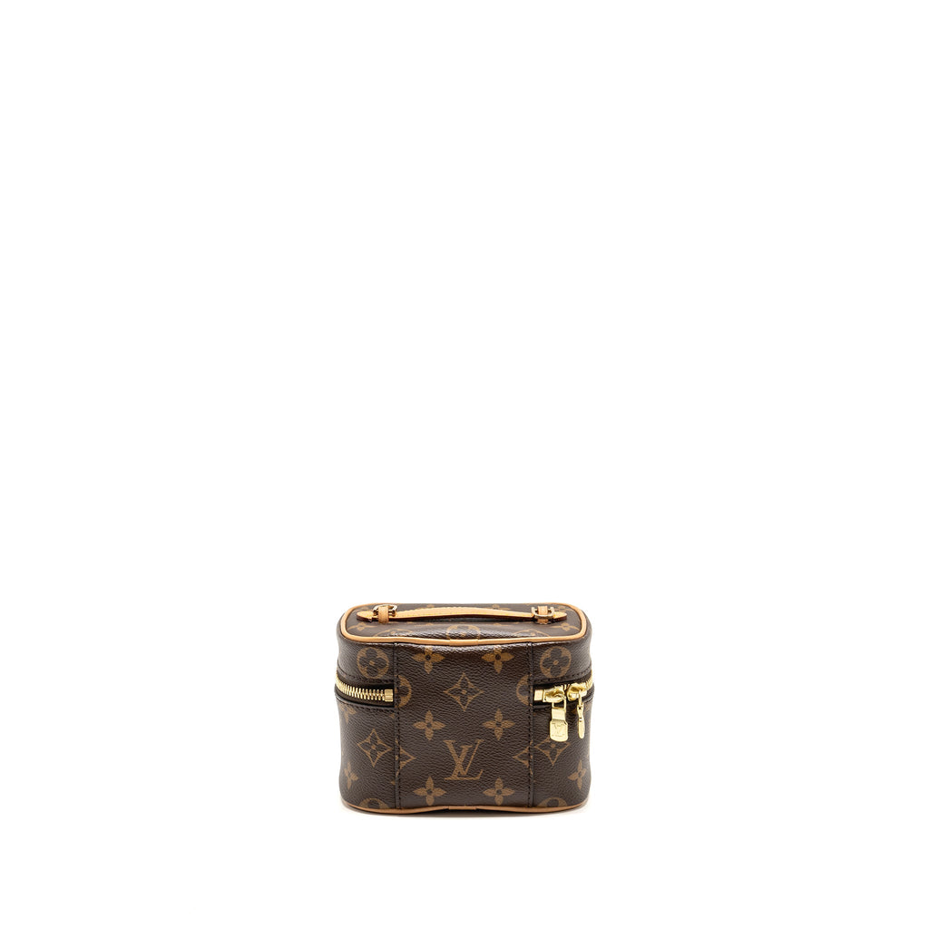 LOUIS VUITTON NICE NANO MONOGRAM CANVAS GHW