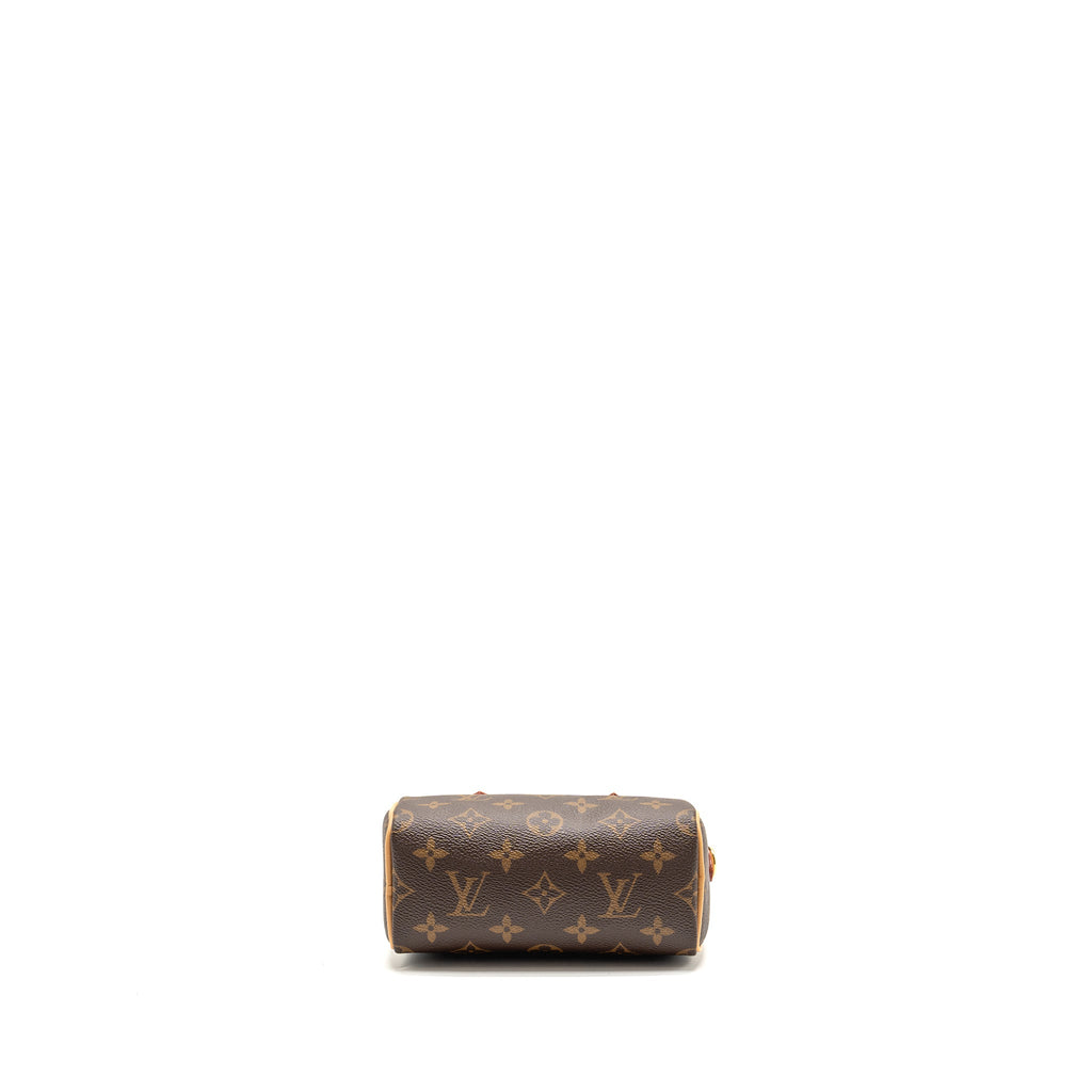 LOUIS VUITTON NANO SPEEDY MONOGRAM CANVAS GHW