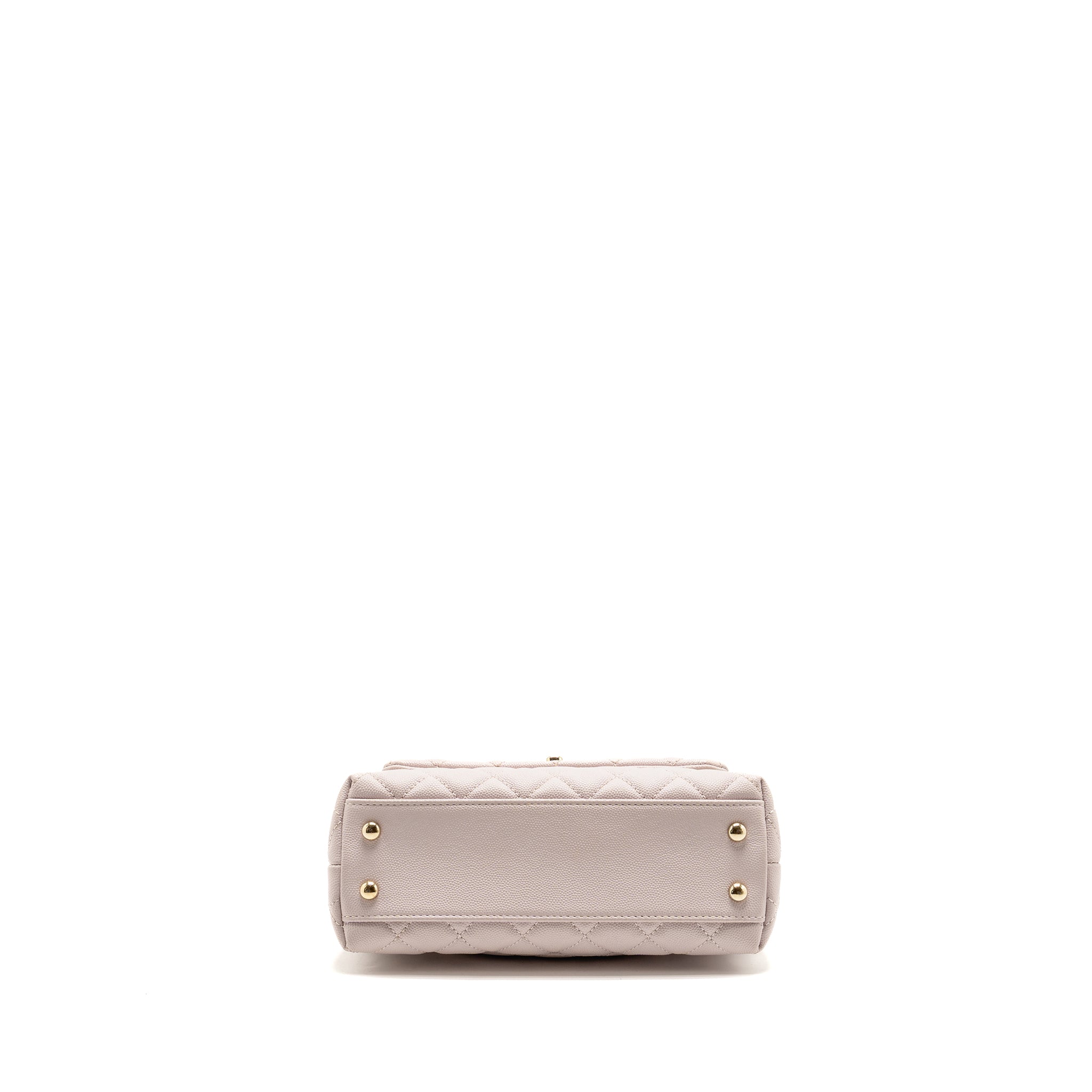 CHANEL SMALL COCO HANDLE CAVIAR LILAC LGHW