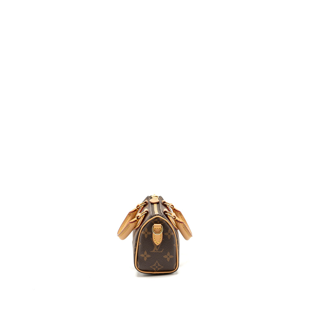 LOUIS VUITTON NANO SPEEDY MONOGRAM CANVAS GHW