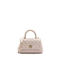 CHANEL SMALL COCO HANDLE CAVIAR LILAC LGHW
