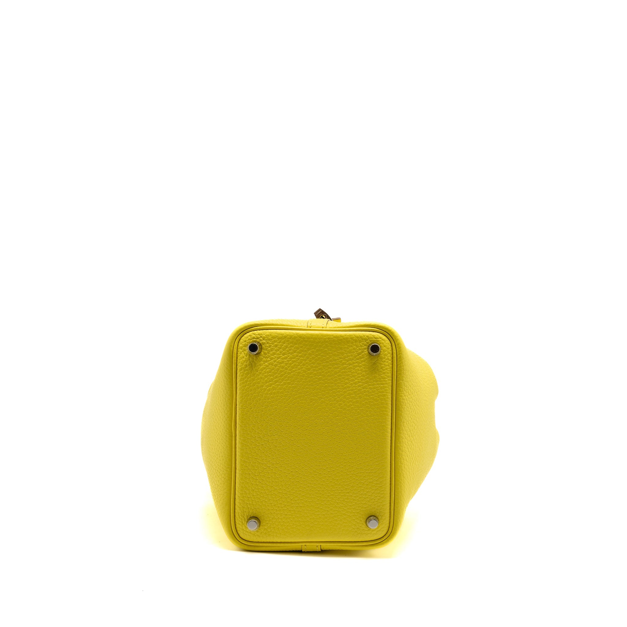 HERMES PICOTIN 18 LOCK BAG CLEMENCE 9R LIME SHW
