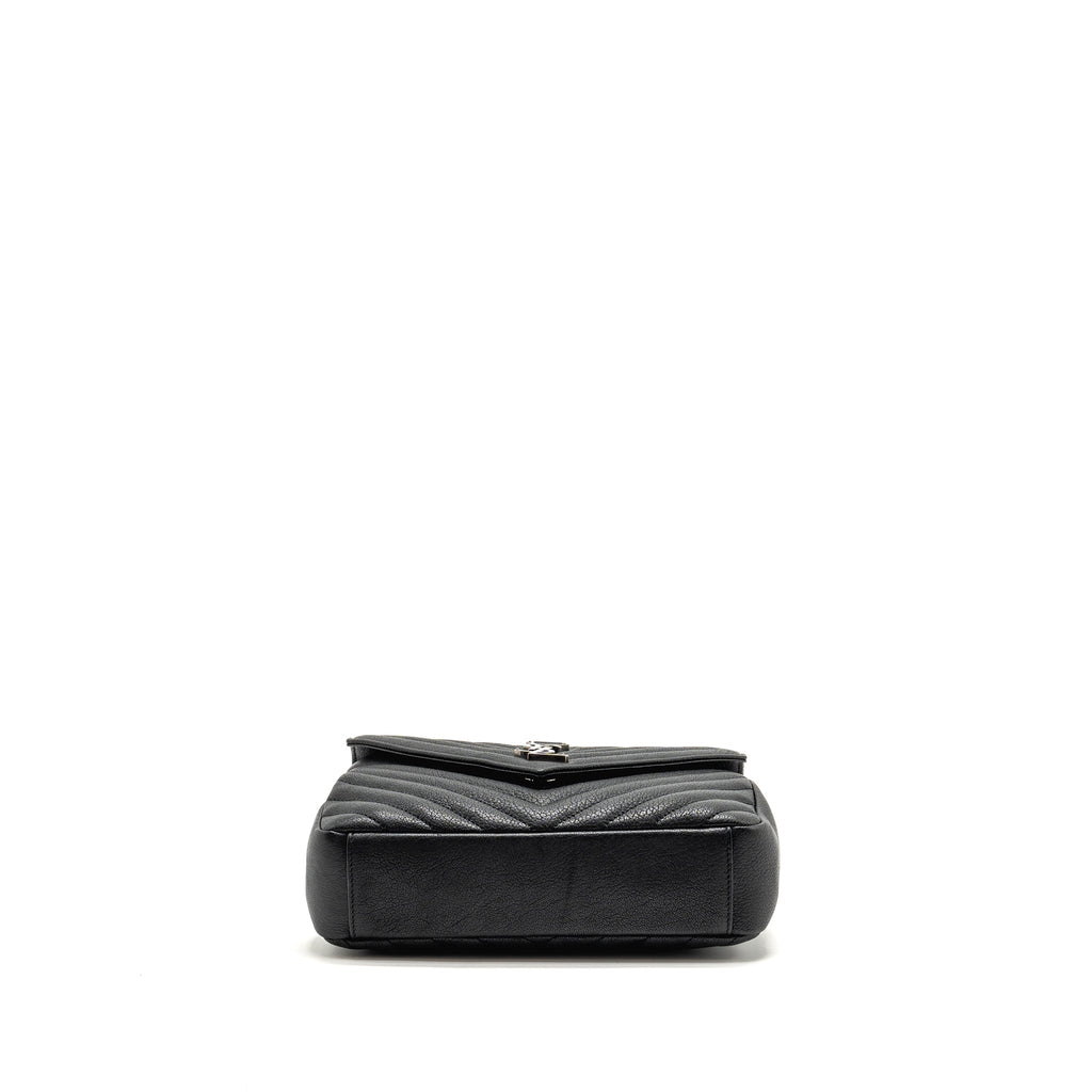 SAINT LAURENT/YSL MEDIUM COLLEGE BAG LAMBSKIN BLACK SHW