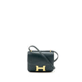 HERMES MINI CONSTANCE SWIFT VERT CYPRES GHW