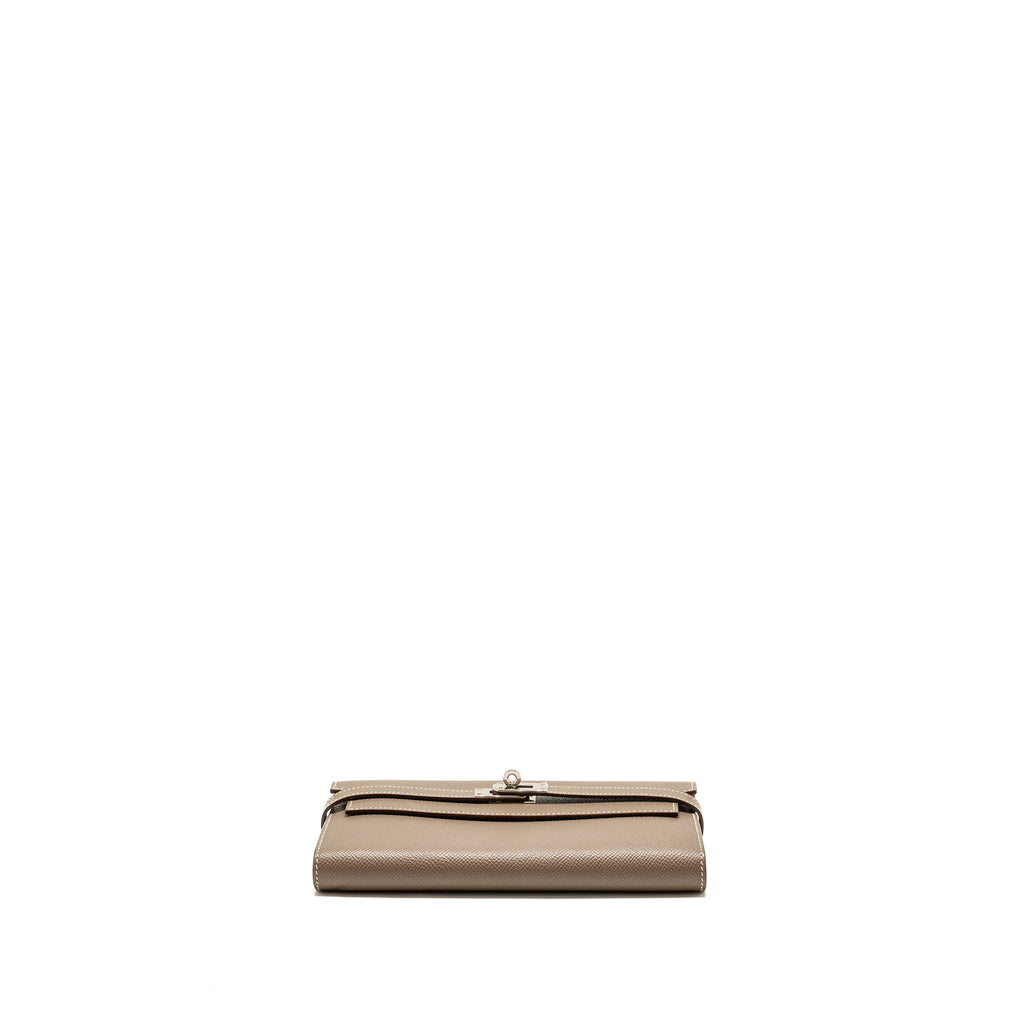 HERMES CLASSIC KELLY LONG WALLET EPSOM ETOUPE SHW