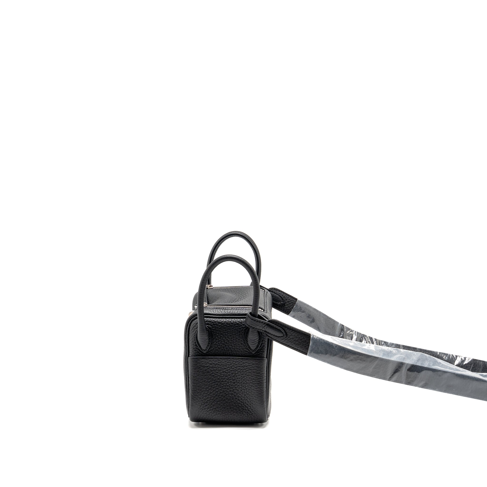 HERMES MINI LINDY II CLEMENCE BLACK SHW