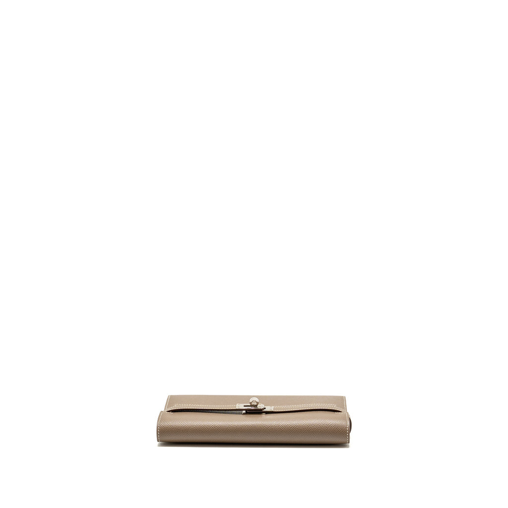 HERMES CLASSIC KELLY LONG WALLET EPSOM ETOUPE SHW