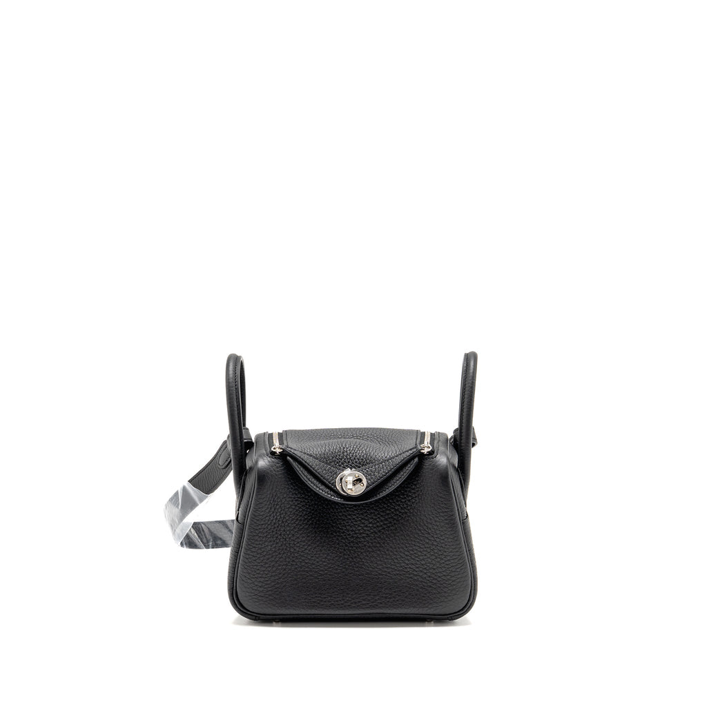 HERMES MINI LINDY II CLEMENCE BLACK SHW