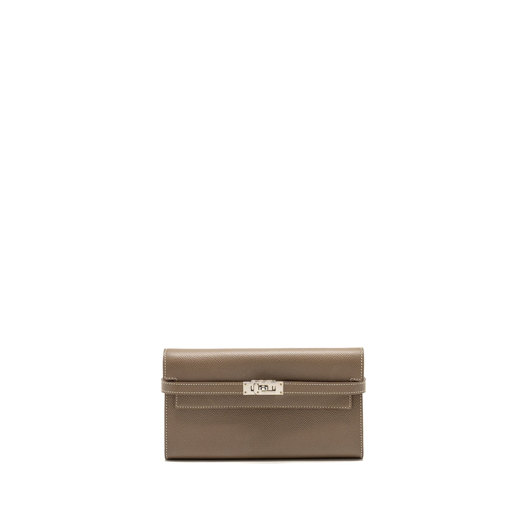 HERMES CLASSIC KELLY LONG WALLET EPSOM ETOUPE SHW