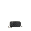 CHANEL DOUBLE ZIP CLUTCH WITH CHAIN CAVIAR BLACK SHW