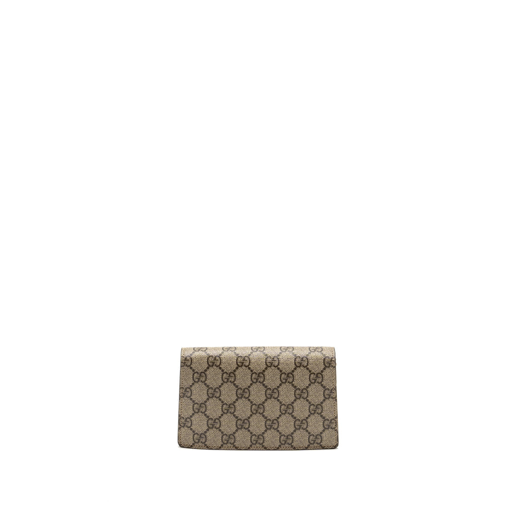 GUCCI SUPER MINI DIONYSUS CANVAS / SUEDE LEATHER BEIGE SHW
