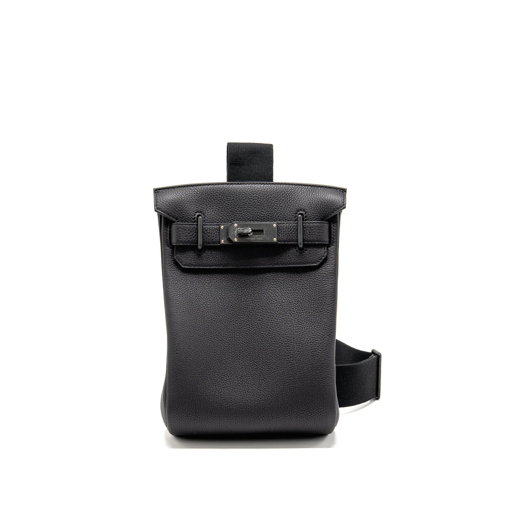 HERMES HAC A DOS PM BACKPACK TOGO SO BLACK