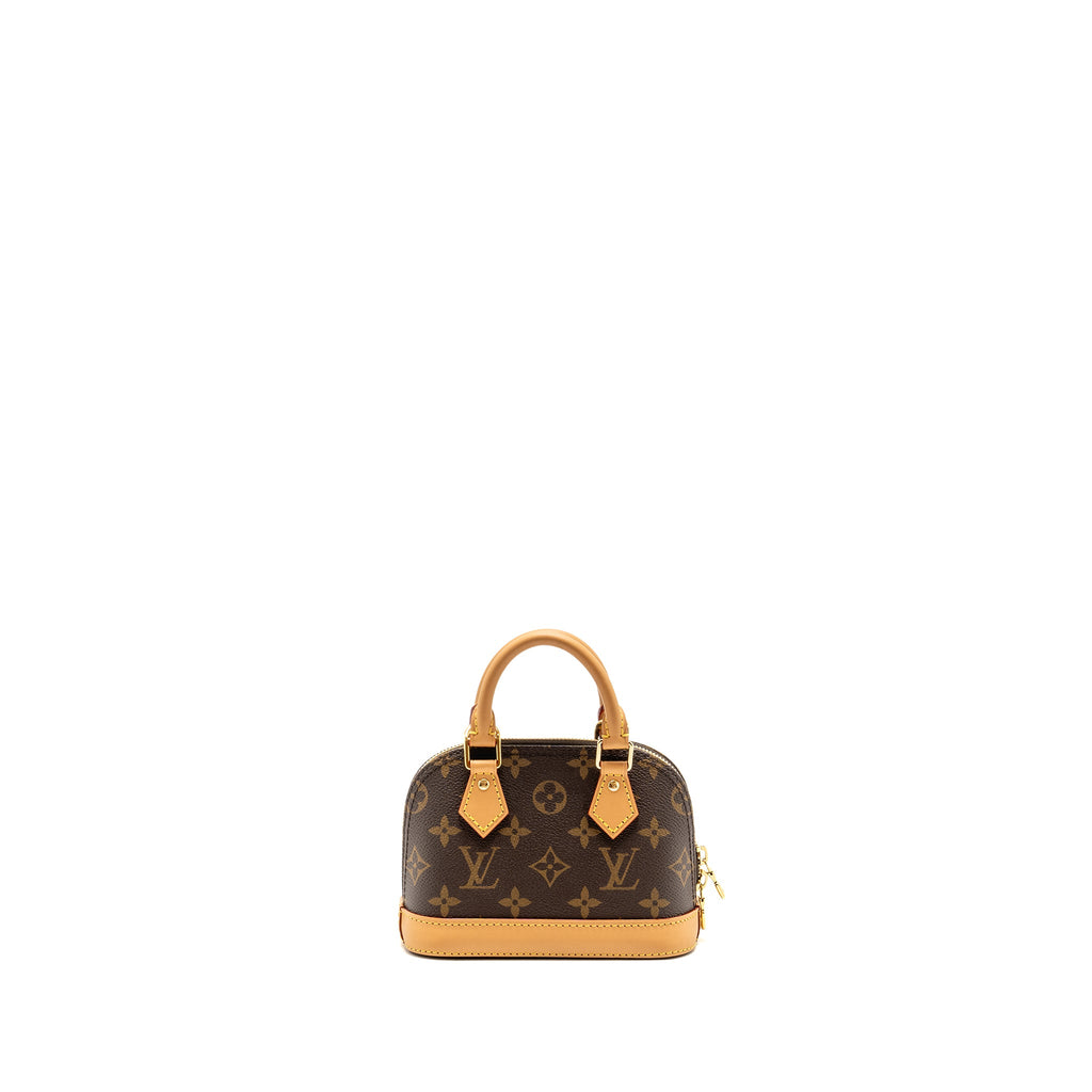 LOUIS VUITTON NANO ALMA MONOGRAM CANVAS GHW