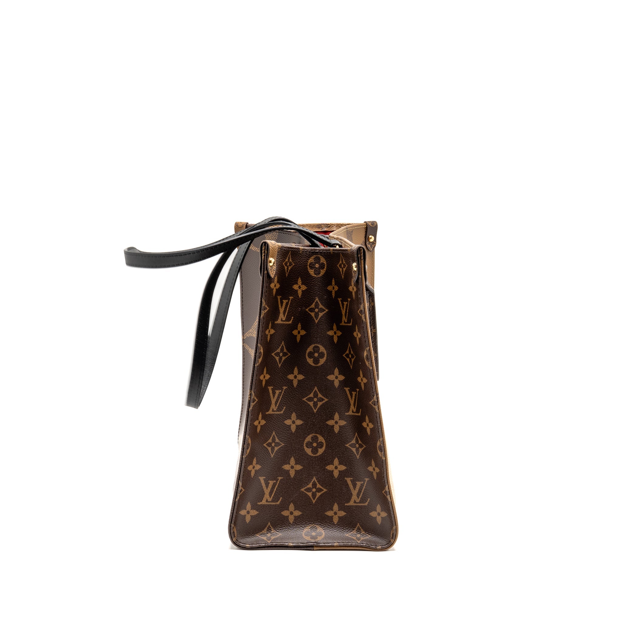 LOUIS VUITTON ONTHEGO MM MONOGRAM/MONOGRAM REVERSE CANVAS GHW