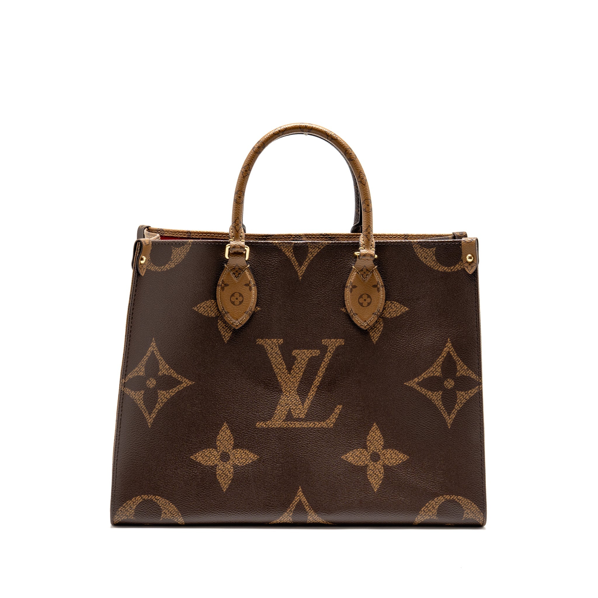 LOUIS VUITTON ONTHEGO MM MONOGRAM/MONOGRAM REVERSE CANVAS GHW