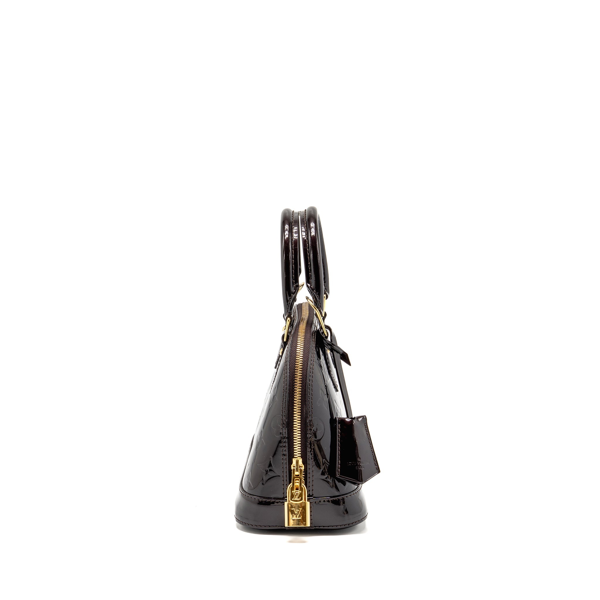LOUIS VUITTON ALMA BB MONOGRAM PATENT LEATHER AMATANTE GHW