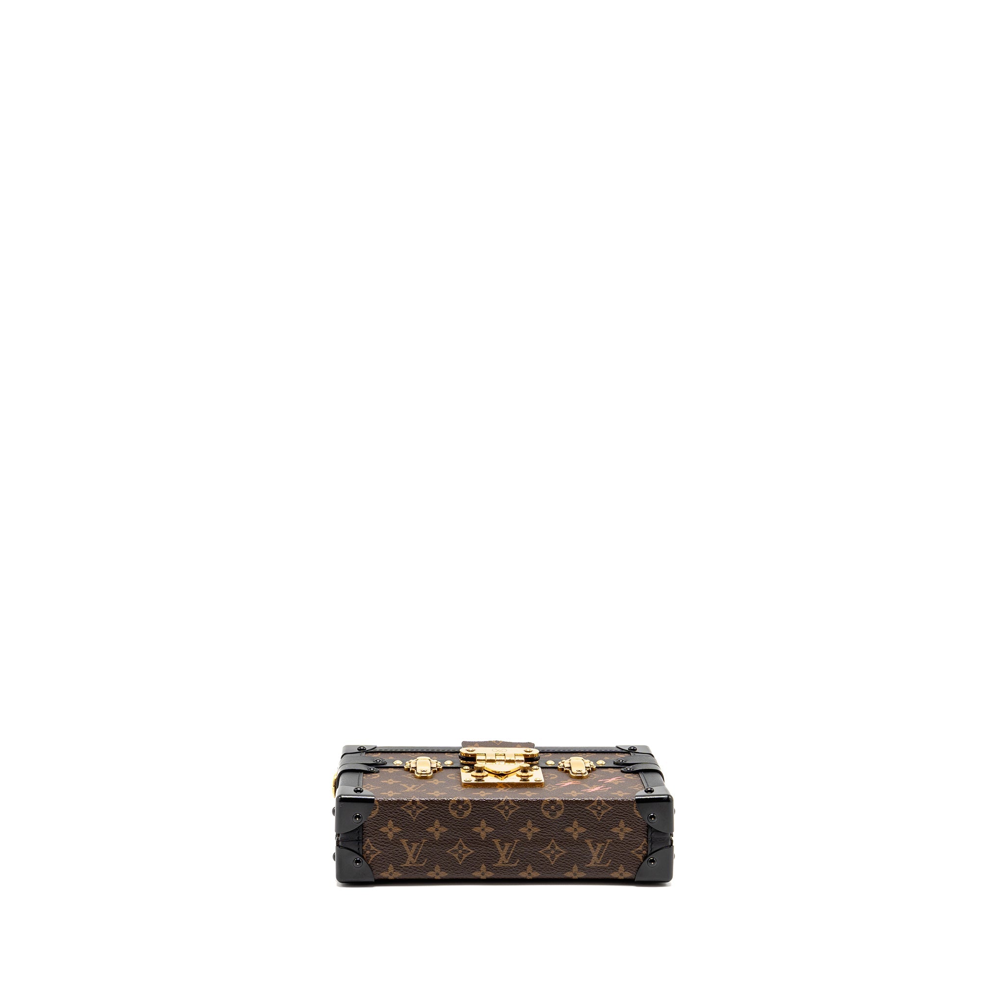 LOUIS VUITTON PETITE MALLE MONOGRAM CANVAS/SMOOTH CALFSKIN GHW