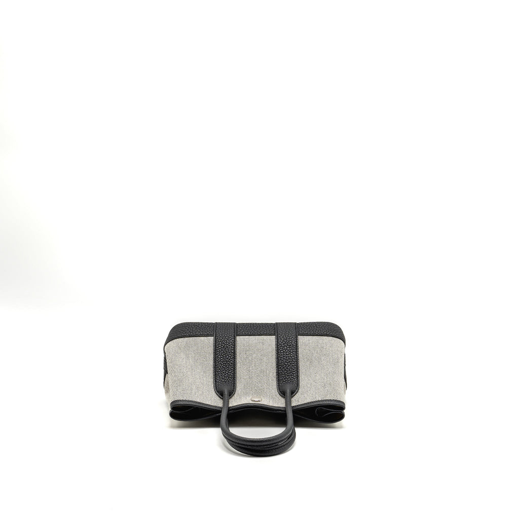 HERMES NEO GARDEN 23 NEGONDA / CANVAS / ECRU / BLACK SHW