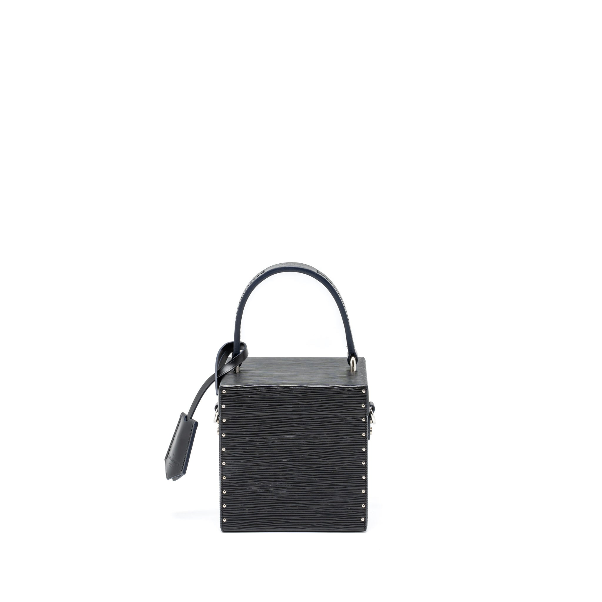 LOUIS VUITTON BLEECKER BOX BAG EPI BLACK SHW