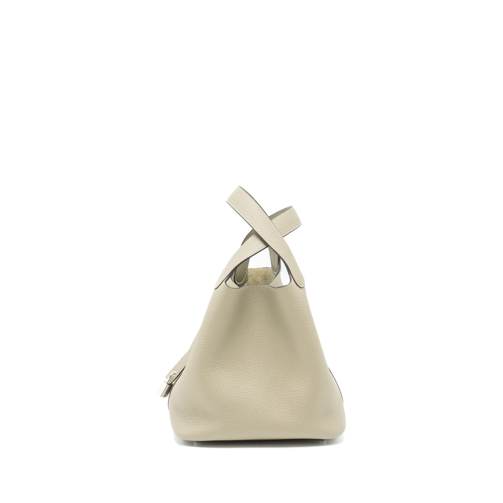 HERMES PICOTIN 22 LOCK BAG CLEMENCE SAUGE SHW