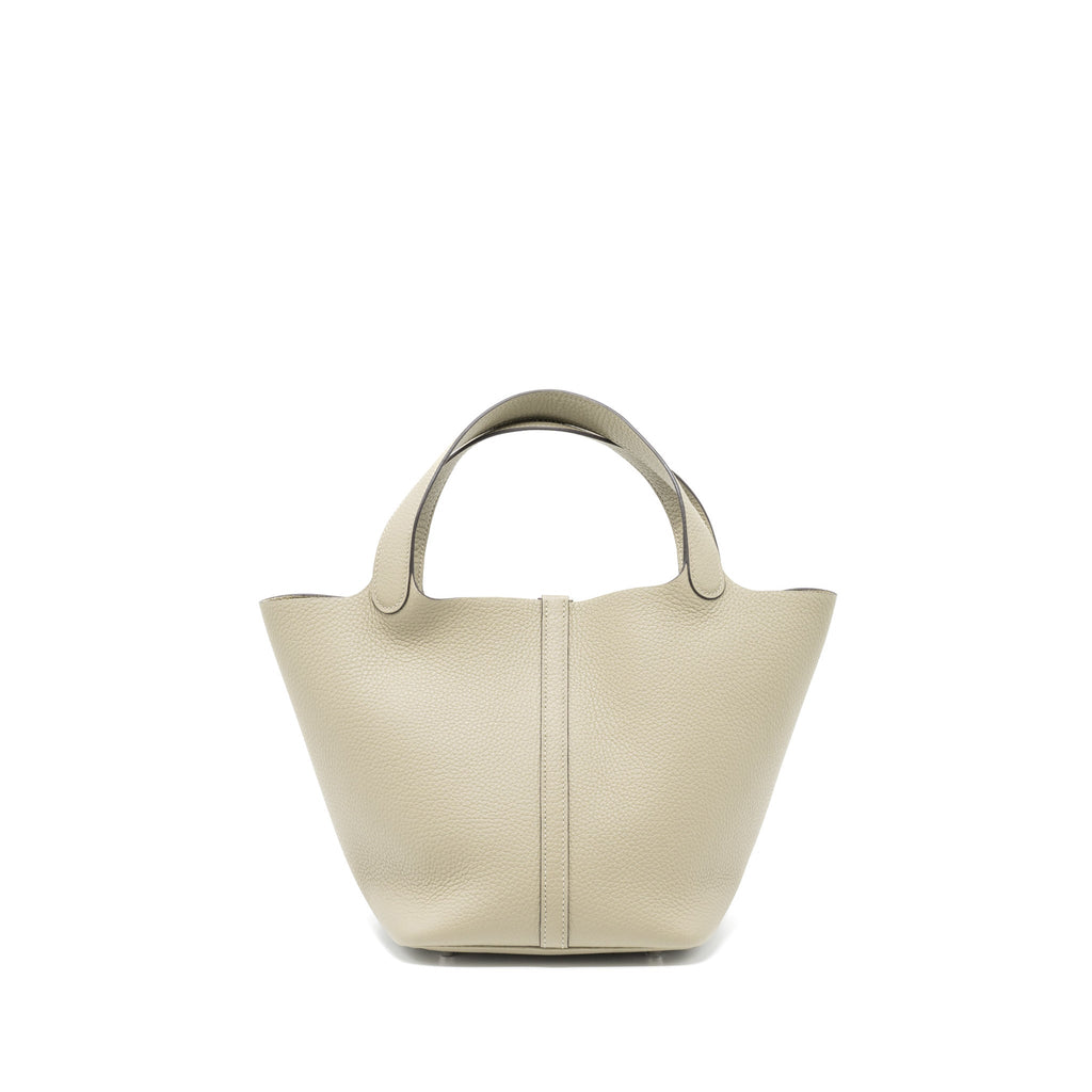 HERMES PICOTIN 22 LOCK BAG CLEMENCE SAUGE SHW