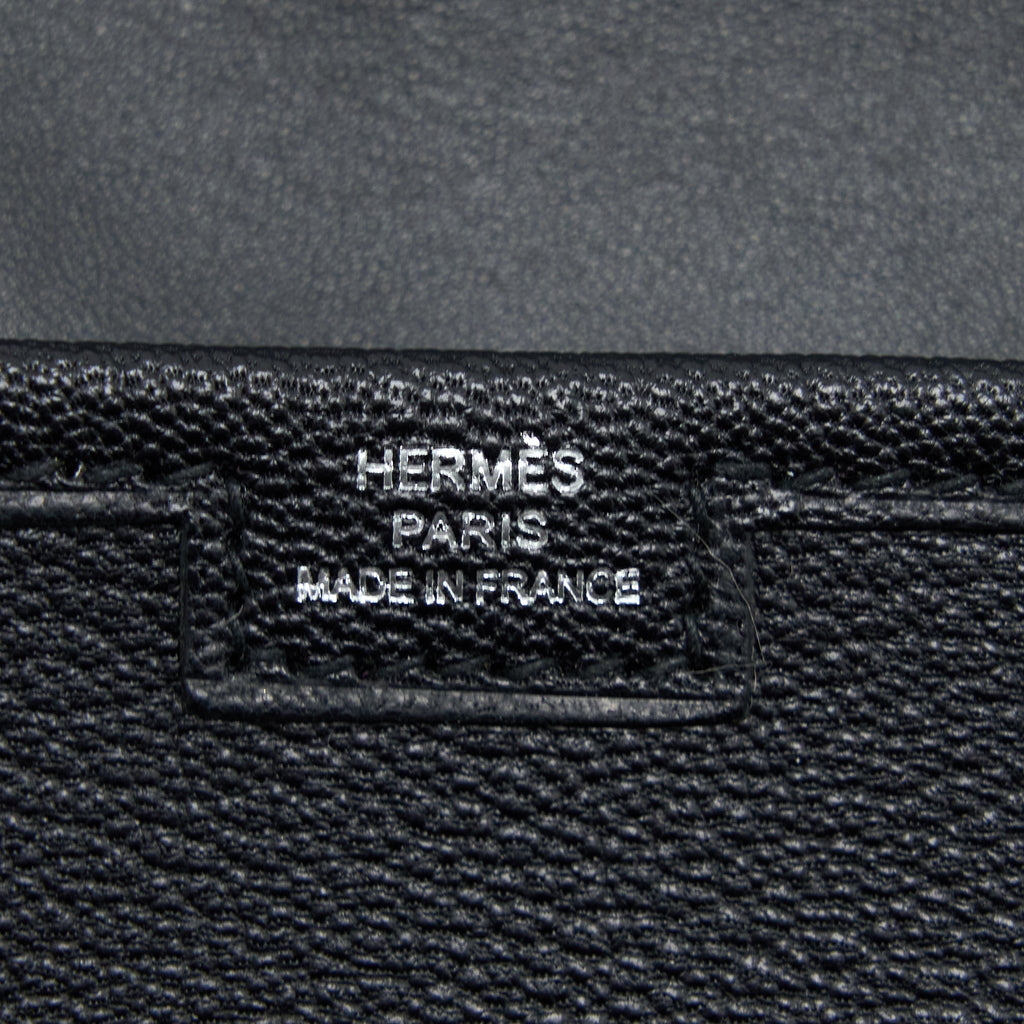 HERMES JIGE ELAN 29 CHÈVRE CHANDRA BLACK