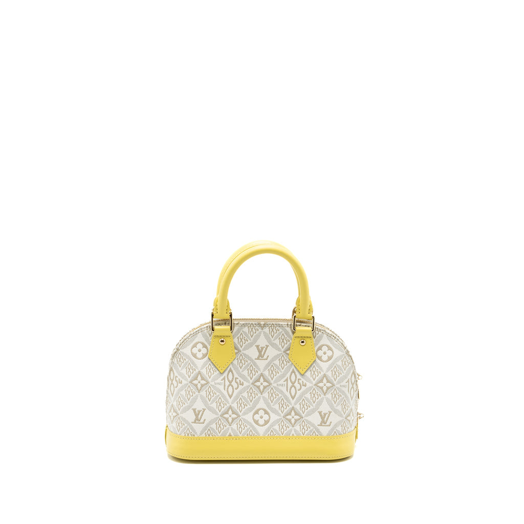 LOUIS VUITTON SINCE 1854 ALMA BB JAUNE GHW