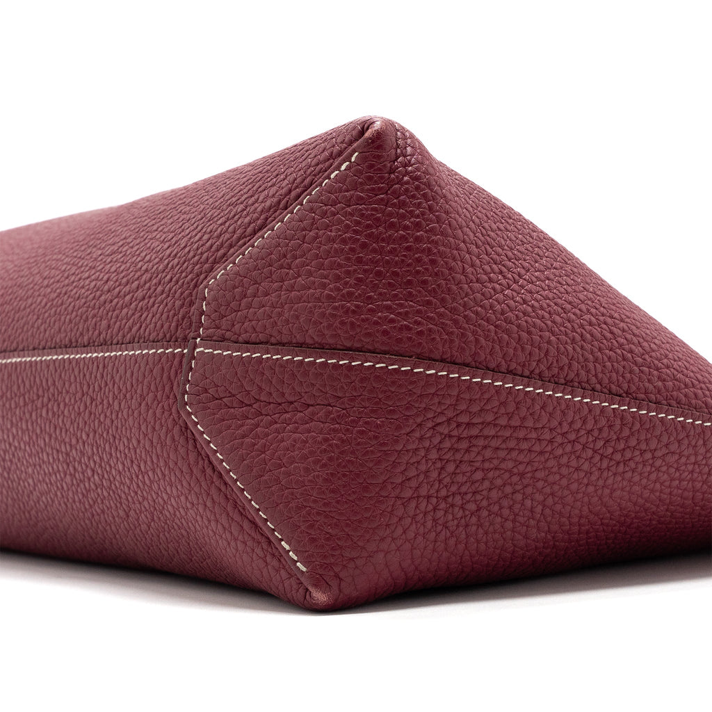 HERMES DOUBLE SENS BAG CLEMENCE DARK RED/ MULTICOLOUR