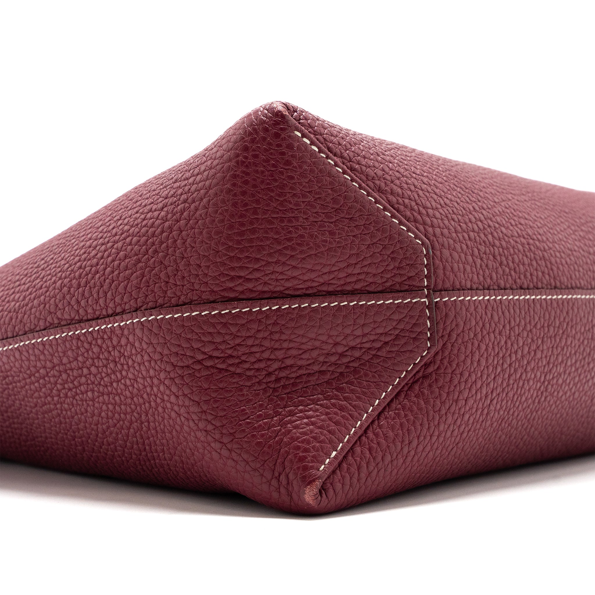 HERMES DOUBLE SENS BAG CLEMENCE DARK RED/ MULTICOLOUR