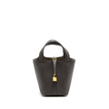 HERMES PICOTIN 18 LOCK BAG TAURILLON MAURICE GRAPHITE GHW